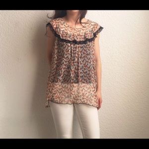 Anthropologie Anna Sui Blouse